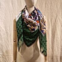 Africa-wool_silk-Green_White-drape